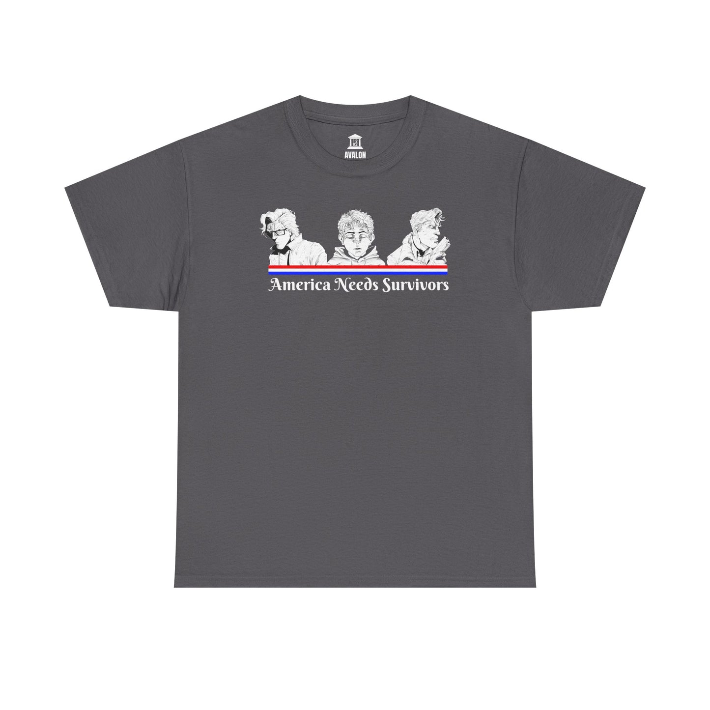"America Needs Survivors" Patriotic 250 Survival Tee