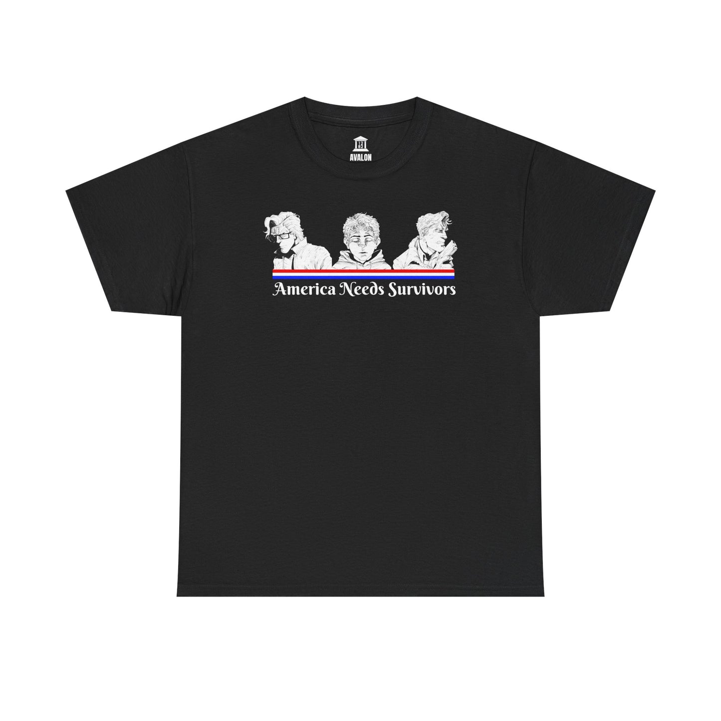 "America Needs Survivors" Patriotic 250 Survival Tee